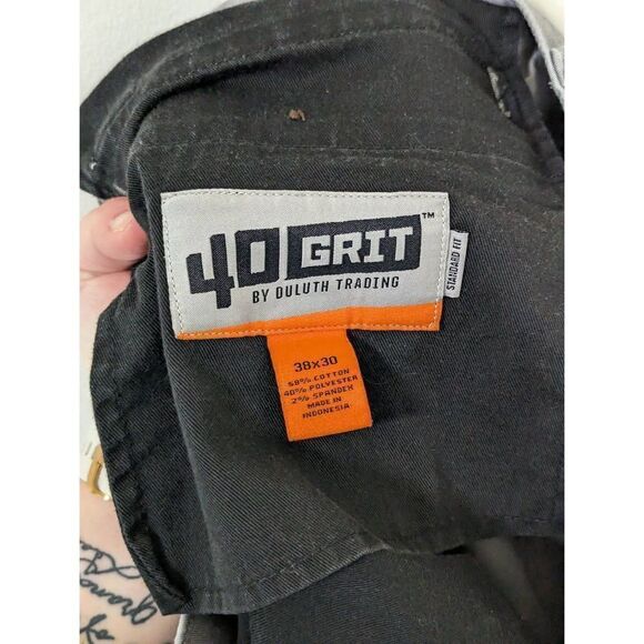 Duluth Trading Co 40 Grit Gray Pants - Size 38x30 - Picture 9 of 9